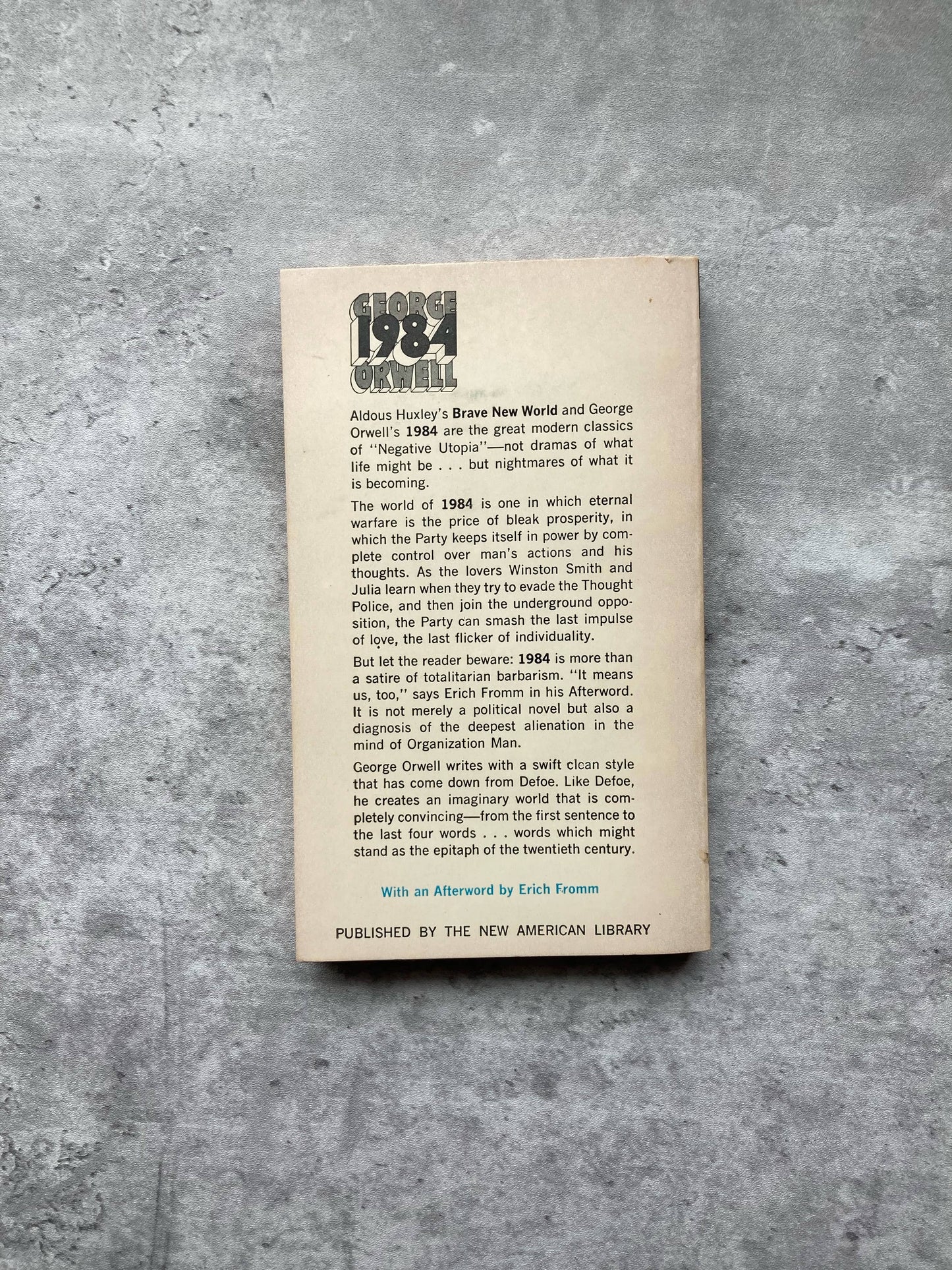 1984 by George Orwell. Shop for new and used books with The Stone Circle, the only online bookstore near you in Los Angeles, California.