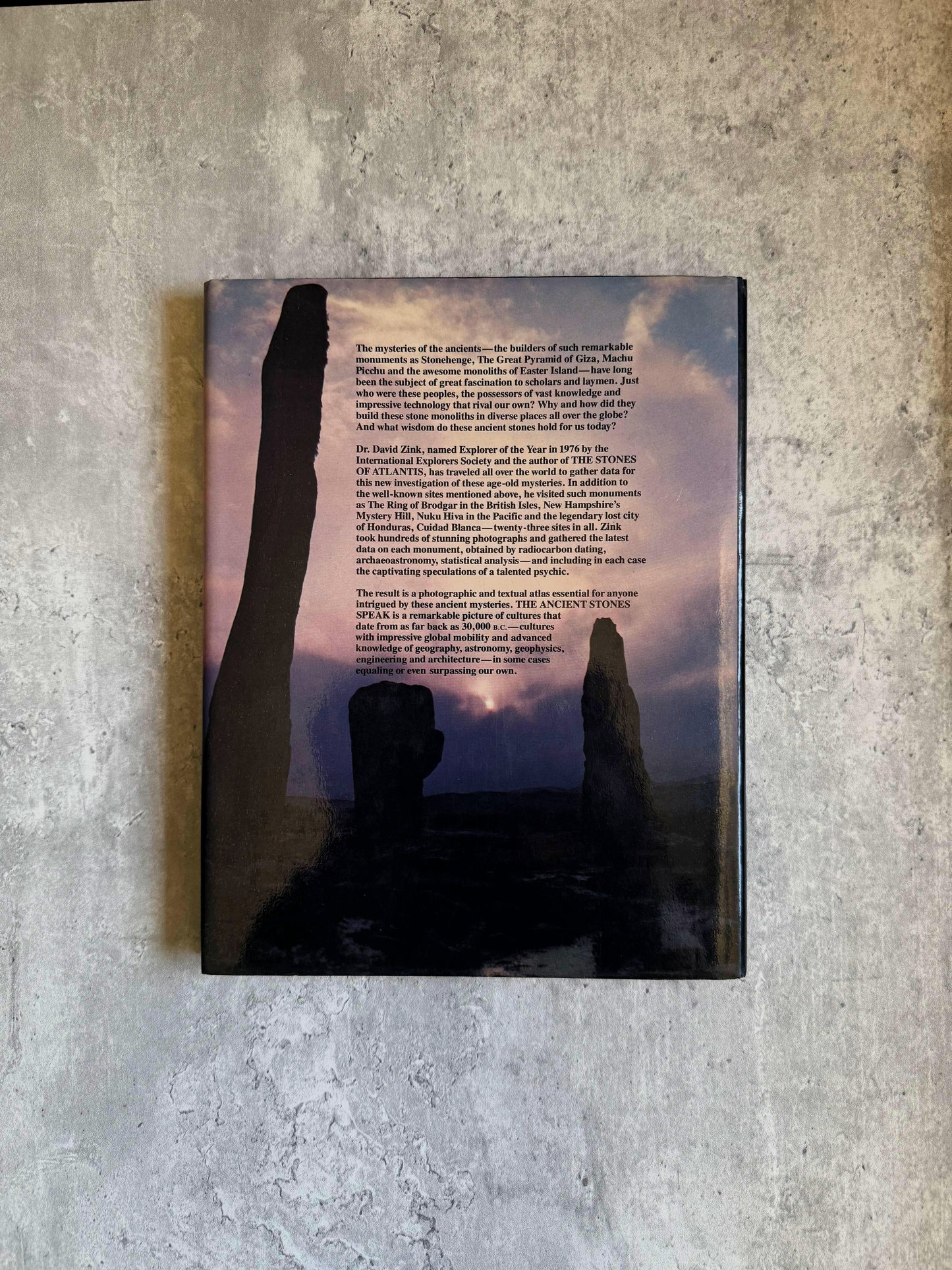 The Ancient Stones Speak by David D. Zink. Shop for new and used books with The Stone Circle, the only online bookstore near you in Nevada City, California.