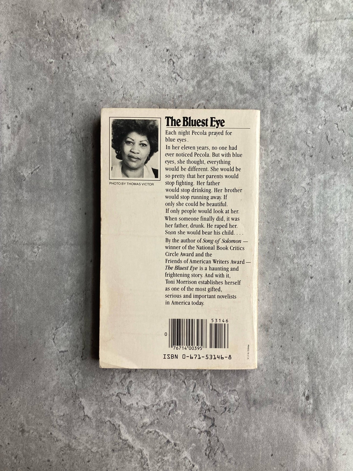  The Bluest Eye by Toni Morrison. Shop for new and used books with The Stone Circle, the only online bookstore near you in Los Angeles, California.