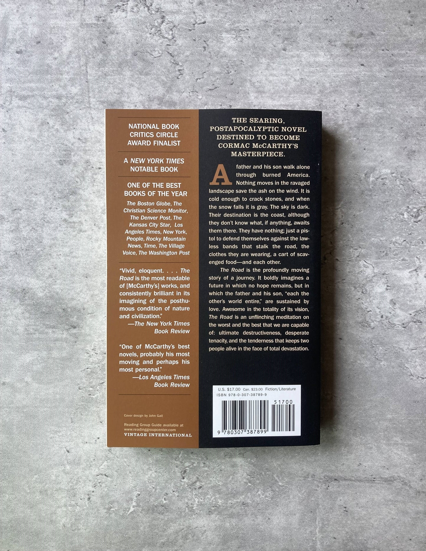 Cover of Cormac McCarthy's The Road paperback. Shop all new and used books online at The Stone Circle, the only online bookstore in Los Angeles, California.