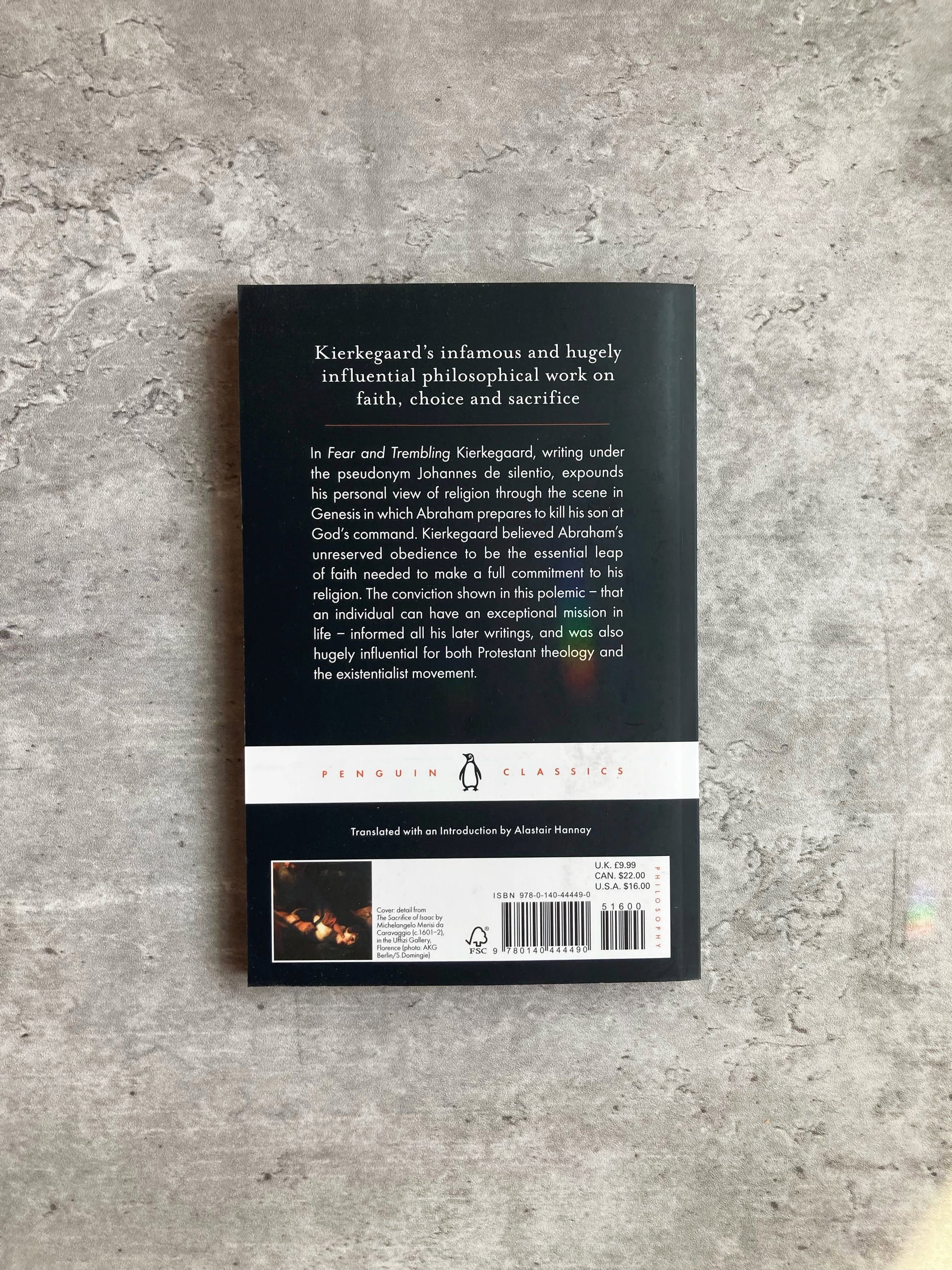 Fear and Trembling by Soren Kierkegaard, Penguin Classic edition. Shop all new and used books online at The Stone Circle, the only online bookstore in Los Angeles, California.