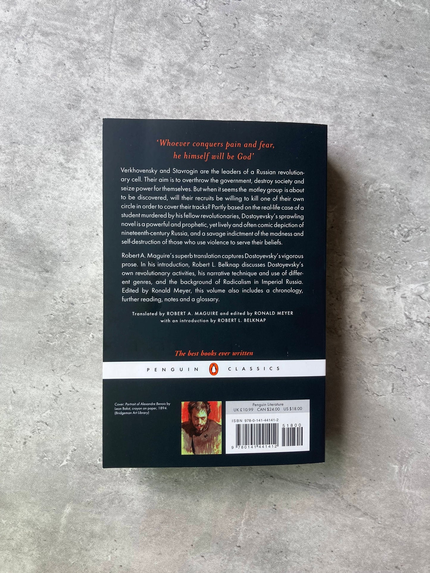 Cover of Fyodor Dostoyevsky's Demons Penguin Classic paperback. Shop all new and used books online at The Stone Circle, the only online bookstore in Los Angeles, California.
