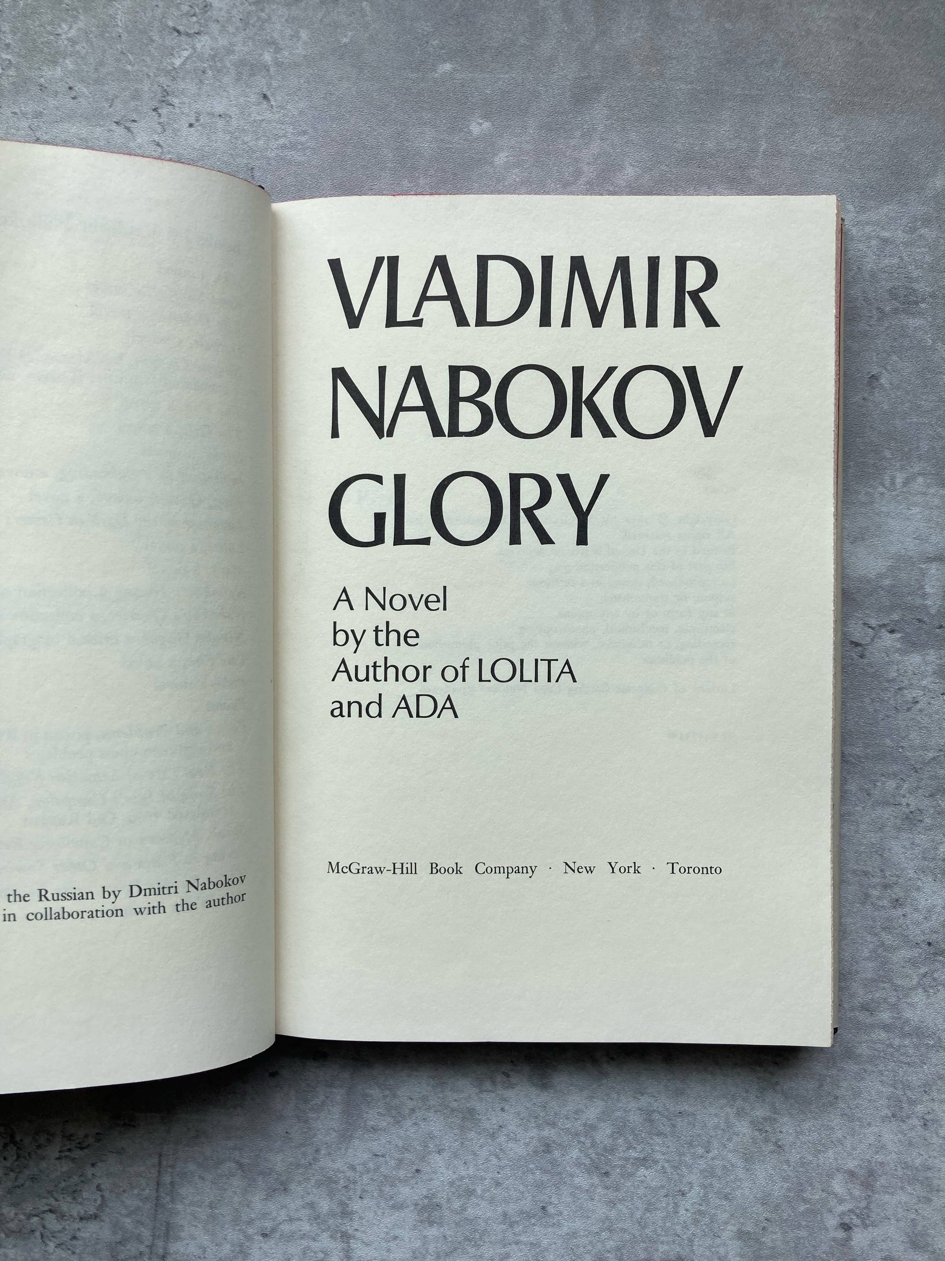 Glory by Vladimir Nabokov. Shop for new and used books with The Stone Circle, the only online bookstore near you in Los Angeles, California.