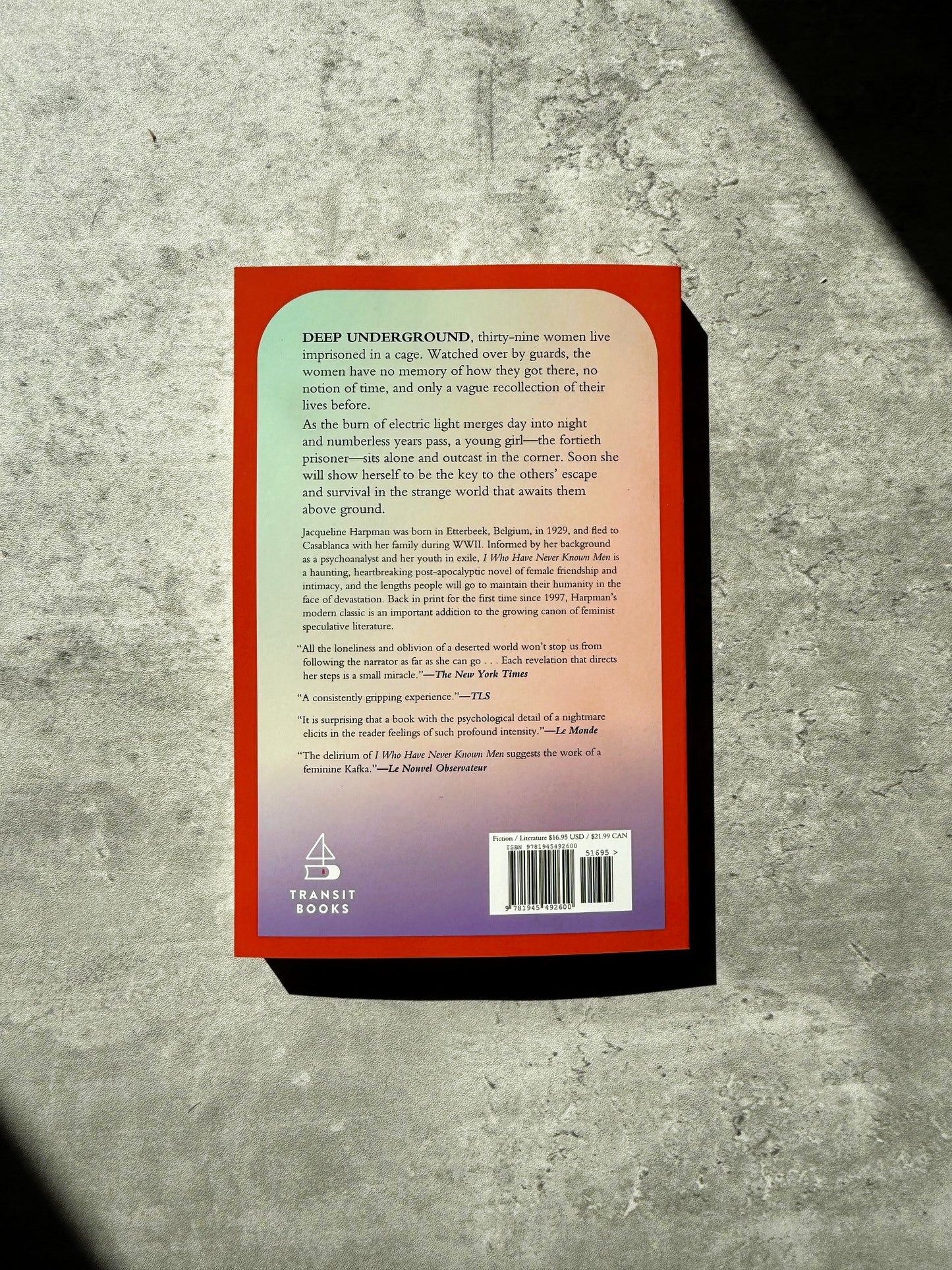 I Who Have Never Known Men by Jacqueline Harpman