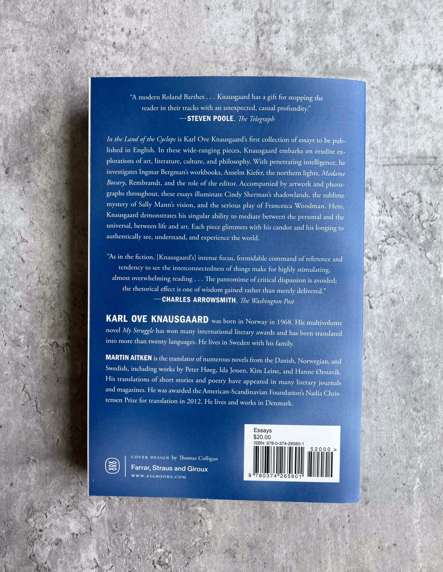 Cover of Karl Ove Knausgaard's In the Land of the Cyclops book. Shop all new and used books with The Stone Circle, the only online bookstore near you.