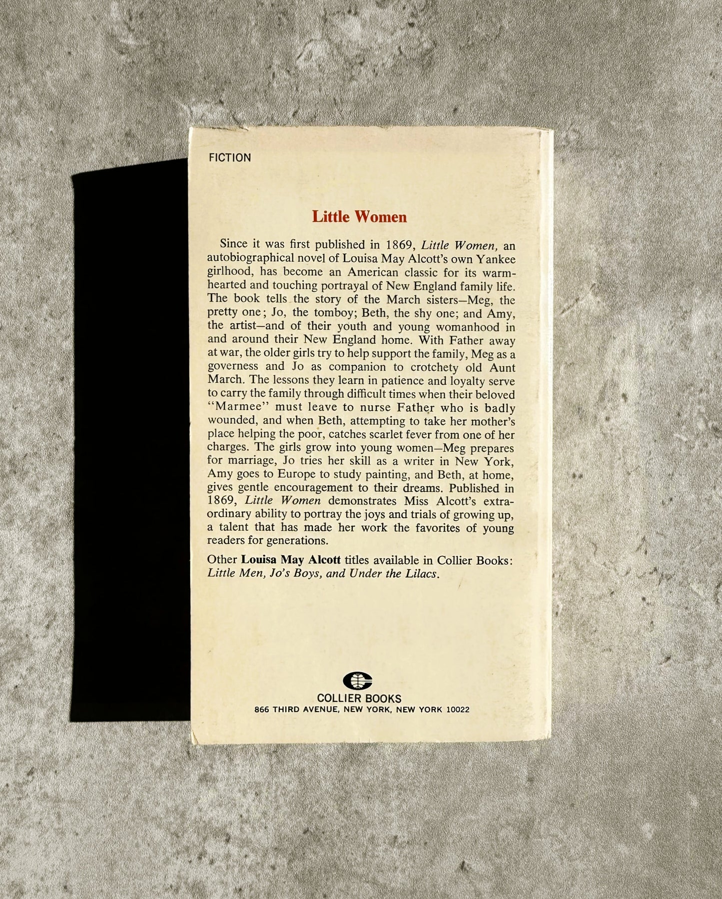 Little Women By Louisa May Alcott. Shop for new and used books with The Stone Circle, the only online bookstore near you in Nevada City, California.