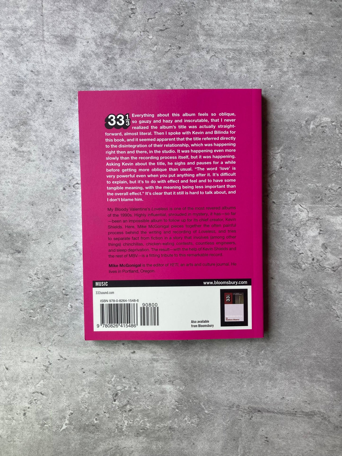 Cover of 33 1/3's Loveless by My Bloody Valentine written by Mike McGonigal. Shop all new and used books online at The Stone Circle, the only online bookstore in Los Angeles, California. 