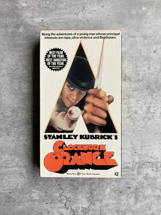 Cover of Stanley Kubrick's A Clockwork Orange VHS. Shop for VHS and books with The Stone Circle, the only online bookstore near you.  Edit alt text