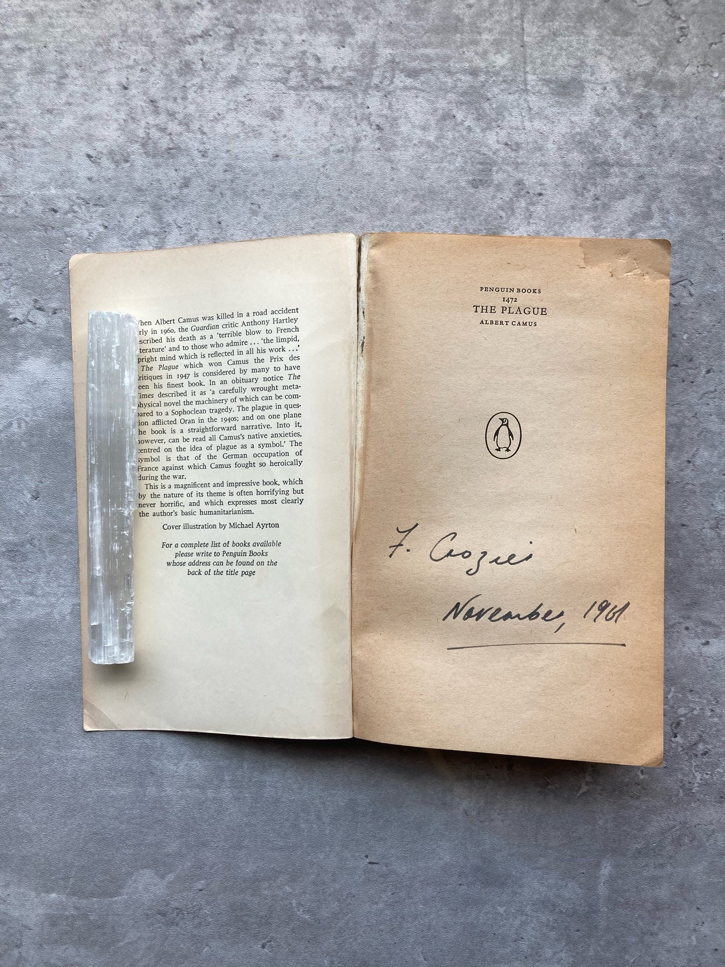 The Plague by Albert Camus. Shop for new and used books with The Stone Circle, the only online bookstore near you in Los Angeles, California.