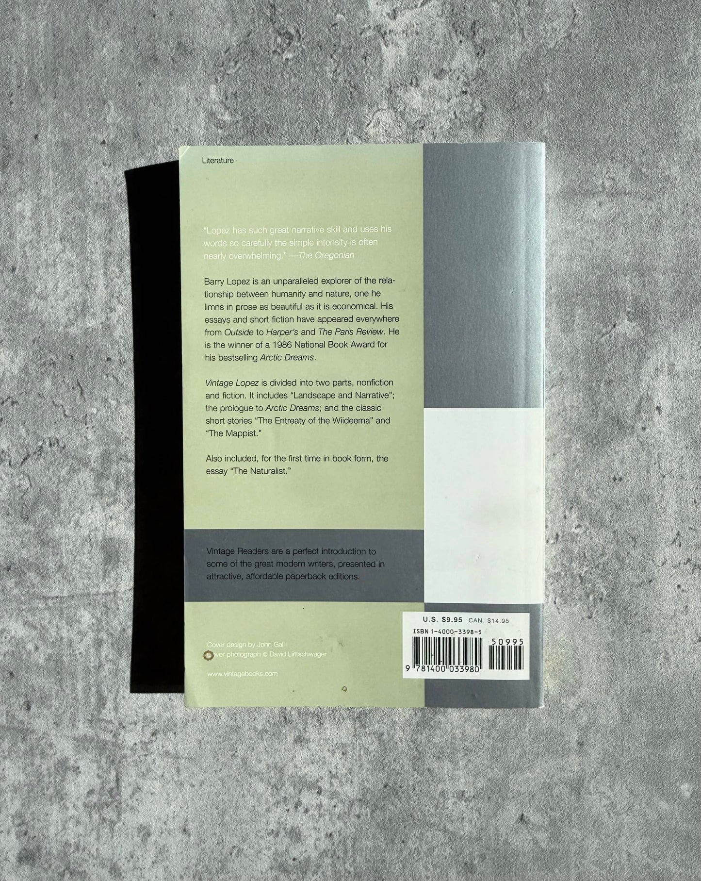 Vintage Barry Lopez. Shop for new and used books with The Stone Circle, the only online bookstore near you in Nevada City, California.