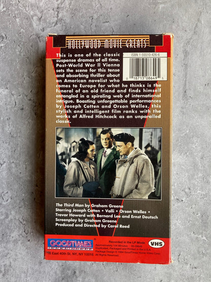 Cover of The Third Man vintage VHS tape. Shop for VHS and books with The Stone Circle, the only online bookstore near you.