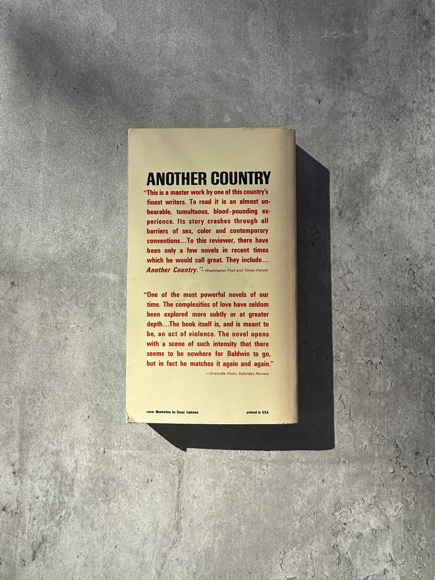 Another Country by James Baldwin. Shop for new and used books with The Stone Circle, the only online bookstore near you in Nevada City, California.