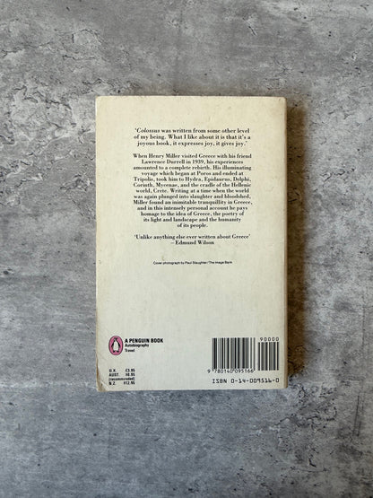 The Colossus of Maroussi by Henry Miller. Shop for new and used books with The Stone Circle, the only online bookstore near you in Nevada City, California.