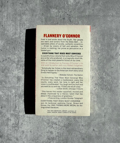 Everything That Rises Must Converge by Flannery O'Connor. Shop for new and used books with The Stone Circle, the only online bookstore near you in Nevada City, California.