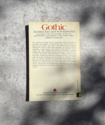 Gothic Architecture and Scholasticism by Erwin Panofsky. Shop for new and used books with The Stone Circle, the only online bookstore near you in Nevada City, California.