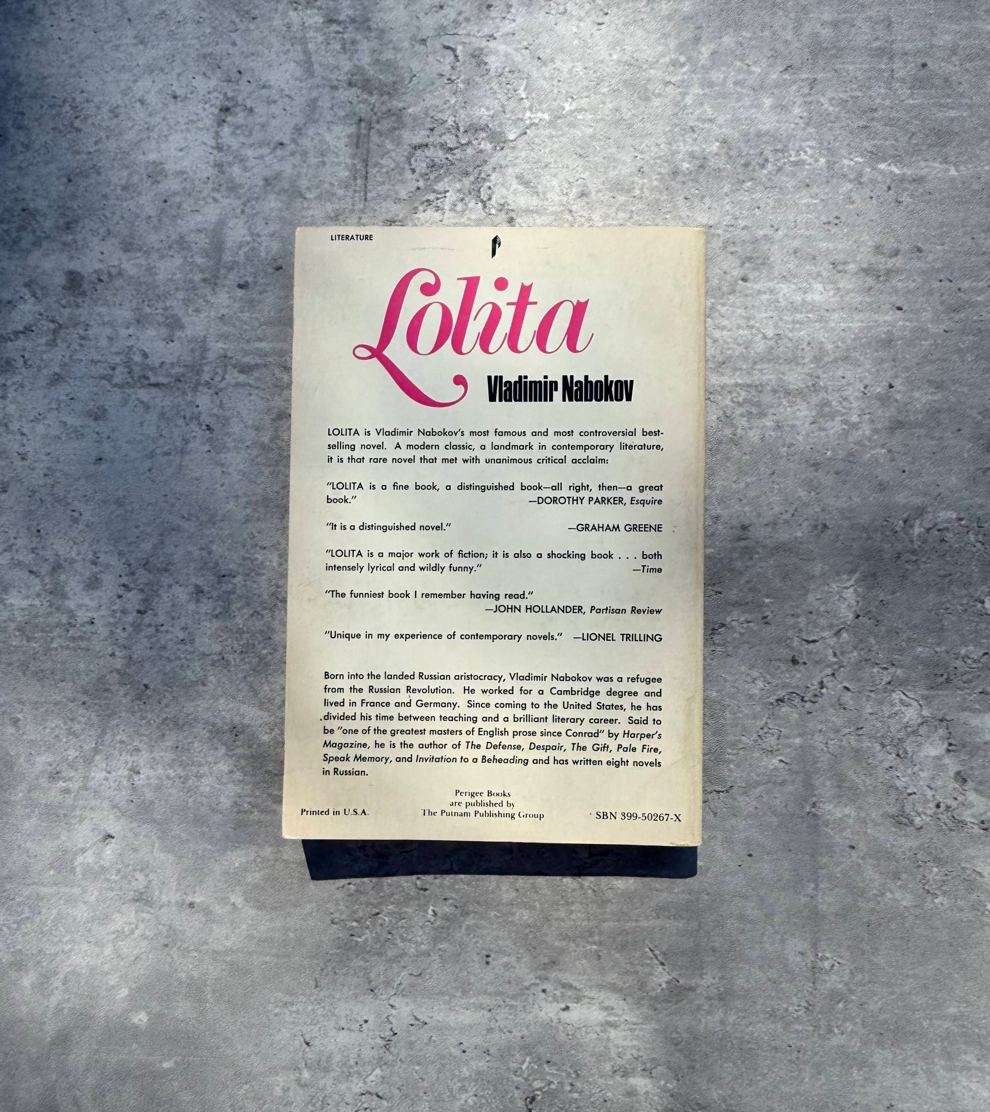 Lolita by Vladimir Nabokov. Shop for new and used books with The Stone Circle, the only online bookstore near you in Nevada City, California.