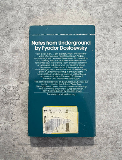 Notes from Underground by Fyodor Dostoevsky. Shop for new and used books with The Stone Circle, the only online bookstore near you in Nevada City, California.