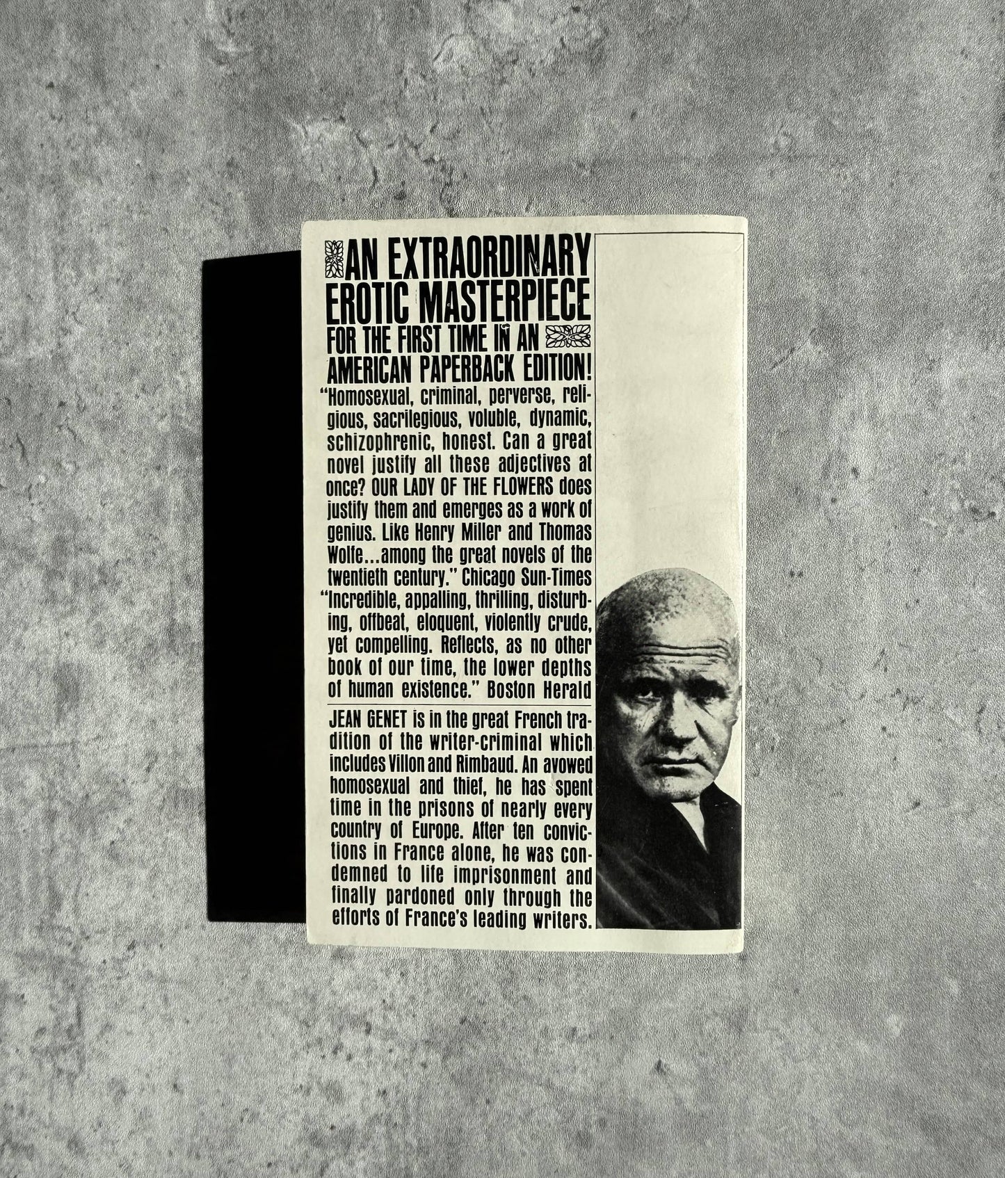 Our Lady of the Flowers by Jean Genet. Shop for new and used books with The Stone Circle, the only online bookstore near you in Nevada City, California.