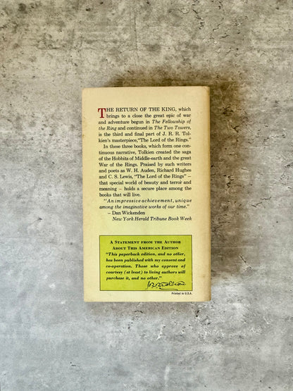 The Return of the King by J. R. R. Tolkien. Shop for new and used books with The Stone Circle, the only online bookstore near you in Nevada City, California.