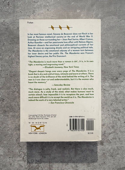 The Mandarins by Simone de Beauvoir