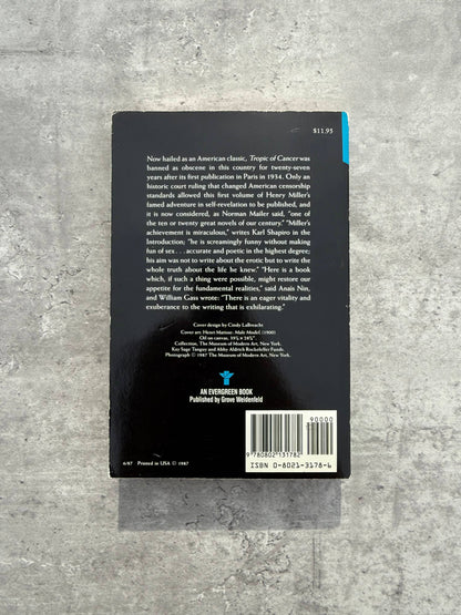 Tropic of Cancer by Henry Miller. Shop for new and used books with The Stone Circle, the only online bookstore near you in Nevada City, California.